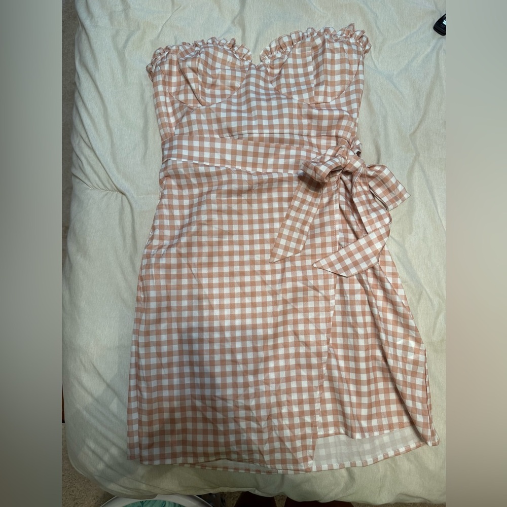 Gingham Mini Dress